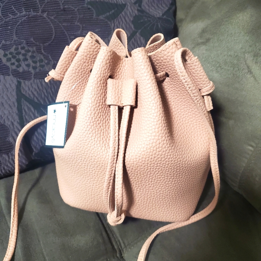 Pebblegrain, drawstring purse